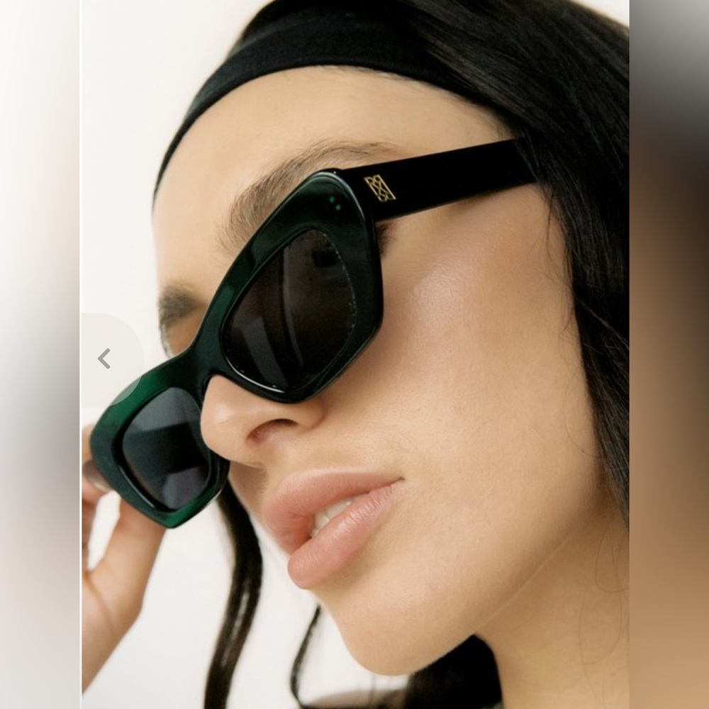RAIE "Ivy" Sunglasses in Hemp Green (case included)